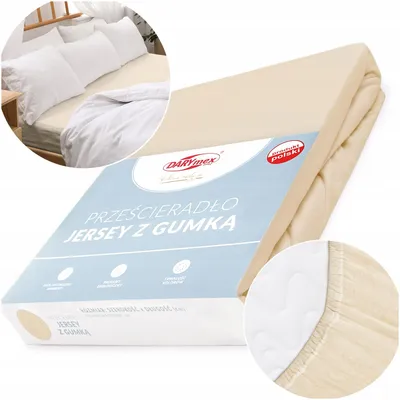 Produktbild von Darymex Spannbettlaken Jersey 120x200 100% Baumwolle