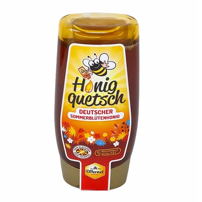 Produktbild von Honig Wernet Traditionsimker Honigquetsch - deutscher Sommerblütenhonig 350 Gramm