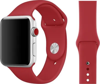 Produktbild von Original Apple Sport Armband M/L 38/40/41mm MQXD2ZM/A (Product) Red 2. Gen