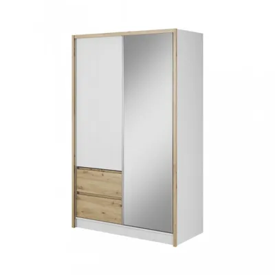 Obrázek produktu pro Skříň s šuplíky a zrcadlem 150 cm SALOME - dub artisan