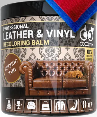 Leder-Reparatur-Balsam & Vinyl-Farbauffrischer, Cognacbraun