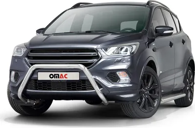 Obrázek produktu pro Ochranná lišta předního nárazníku pro Ford Kuga 2016-2019 s ocelí ABE stříbrná