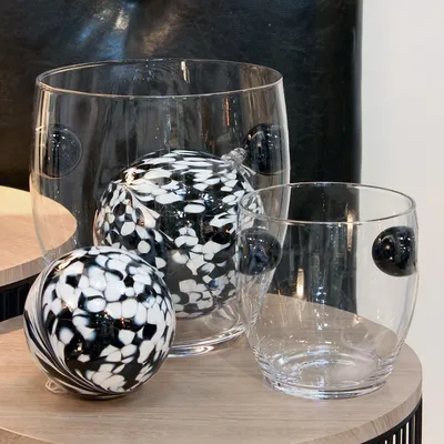 Immagine prodotto di GILDE Vase, Windlicht, "Kuno", Glas, klar, , H. 15 cm, D. 15 cm 27589