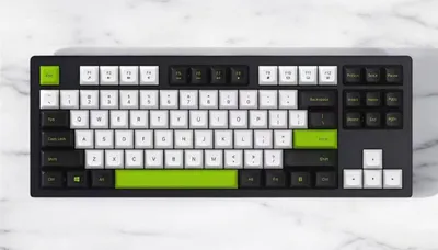 Produktbild von mechanische Tastatur, 87 Tasten, Gaming-Tastatur Hot-Swap, Tri-Mode & 200h Akku in Premium-Alu