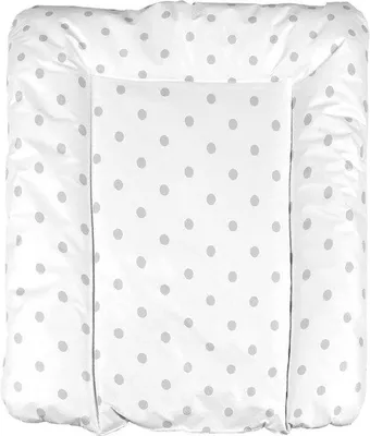 Productafbeelding van Famanu verschoningstablet, waterdicht - gemakkelijk schoon te maken - grijs met stippen - 75 x 85 cm
