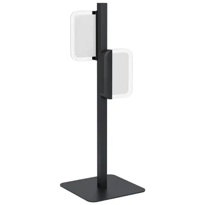 Obrázek produktu pro ERVIDEL stolní lampa černá satinovaná, čirá D:15,5 Š:6 V:50cm s kabelovým vypínačem 3000K