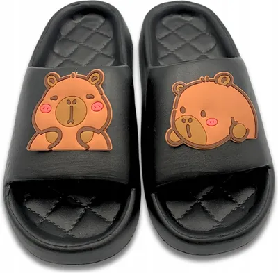Produktbild von Capybara Damen und Herren Flip-Flops für Pool, Strand, Baden, Größe 38-39
