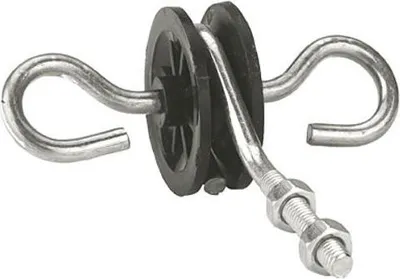 Obrázok produktu pre Izolátor rukoväte brány s metrickým závitom 6 mm, 10 ks