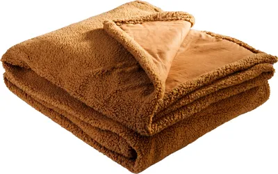 Produktbild von Wohndecke - Hellbraun - Polyester - 150 x 200 cm