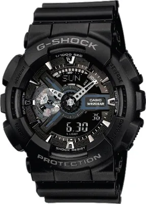 Produktbild von Casio Herren Uhr G-Shock Black GA-110-1BER Resin