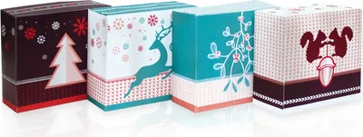 Produktbild von ROTH Adventskalender zum Befüllen - 24 Adventsboxen "Winterwald" mit 24 Boxen zum befüllen