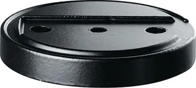 Produktbild von Türstopperunterlage 3699 GP D.70mm H.10mm Silik.schwarz Dübelmontage TECWERK