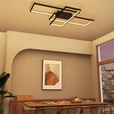 Obrázek produktu pro JOIEYOU stropní svítidlo 90W LED stropní svítidlo 3-obdélníkový design koupelnové svítidlo stropní Stmívatelné svítidlo do chodby z kovu + akrylové stropní svítidla do obývacího pokoje kuchyně ložnice