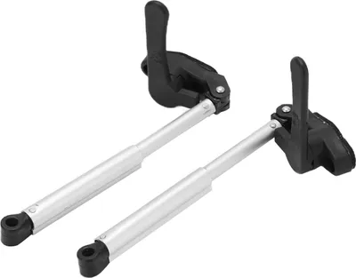Productafbeelding van 2 stuks 230mm RV-raamstang, telescopisch, aluminiumlegering, bestand tegen oxidatie, steunstang voor caravans en boten