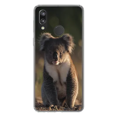 Produktbild von MuchoWow® Handyhülle Schutzhülle Hülle für Huawei P20 Lite (2020) Koala - Sonne - Tier - Kinder - Jungen - Mädchen Silikon Softcase Handy Hülle - Kartenhalter