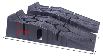 Immagine prodotto di Rampe per auto, portata 2500 kg, design antiscivolo, 2 pezzi