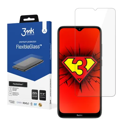 Produktbild von 3mk Display Hybridglas FlexibleGlass für Xiaomi Redmi 8/8A 0,3mm 7H
