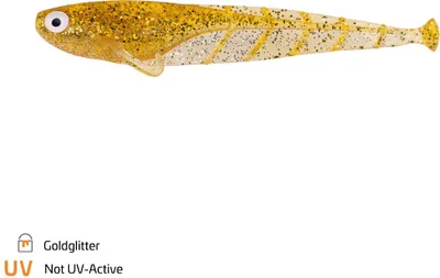 Produktbild von Zeck ZANDER Quappie 15cm Goldglitter 2 pcs Gummifisch