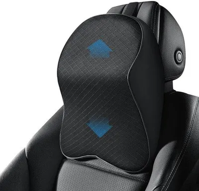 Produktbild von Ibenzoa® Verstellbare Nackenstütze fürs Auto mit Memory-Schaum – ergonomisches Nackenkissen, höhenverstellbar, abnehmbarer waschbarer Bezug für Auto, Gaming & Büro
