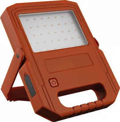 Image de Projecteur solaire LED Spectrum Noctis Solaria Orange IP54 10 W 1000 lm Lumière du jour 6000 K blanc froid Powerbank
