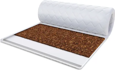 Produktbild von Topper 180x200 cm Matratzenauflage mit KOKOS Höhe 4 cm Kaltschaum Matratzenschoner H4 mit waschbarem Premium Bezug