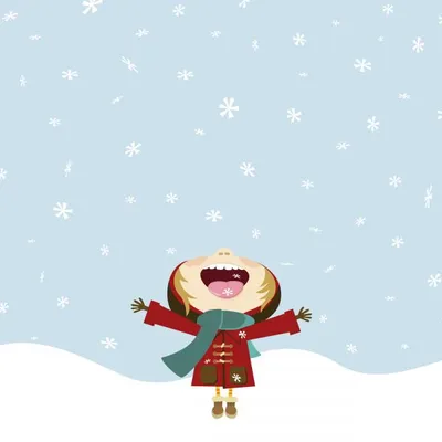 Produktbild von RP 20 Servietten Girl in Snow 33x33cm
