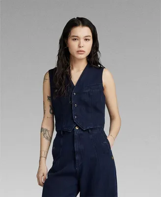 Image de G-star D24207-c456 Gilet bleu M Femme bleu M