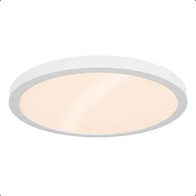 Productafbeelding van Goliving Plafondlamp - LED - Warm wit licht - Geschikt voor slaapkamer en woonkamer - Diameter 23 cm - Wit