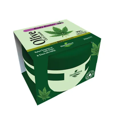 Productafbeelding van Herbolive Body Boter Olijfolie & Cannabis 250ml/ 40888