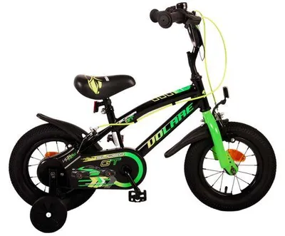 Obrázok produktu pre Detský bicykel Volare Super GT - chlapci - 12 palcov - zelený - dve ručné brzdy