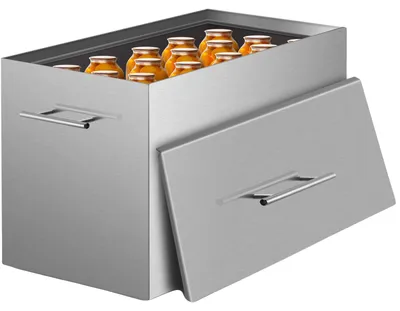 Image de Cuiseur à bain-marie VEVOR, cocotte de 15 litres pour la cuisinière, cuiseur à eau bouillante avec 2 supports de conservation, grande marmite à soupe en acier inoxydable 304 de qualité alimentaire, cocotte brossée à fond plat, peut contenir des bocaux de 15 litres