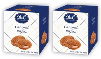 Produktbild von Karamell Waffeln 2er-Set