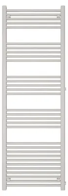 Produktbild von Badheizkörper Schwarz matt 600 x 1750 mm – Handtuchheizkörper mit Seitenanschluss, Anschluss 900 mm, 874 Watt, ohne Heizstab