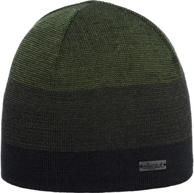 Produktbild von Eisglut Beanie Mütze Rentona Rewoolife mit Strichmuster , grün, Gr. Einheitsgröße