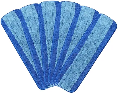 Produktbild von Ersatz-Mikrofaser-Reinigungspads für Bona Nass- und Trockenmopp, 45,7 cm, waschbare und wiederverwendbare Nachfüllpackungen