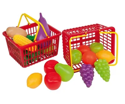 Produktbild von einkaufskorb 15 cm 11-teilig Obst und Gemüse