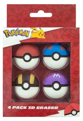 Produktbild von Pokemon 4 3D Radierer