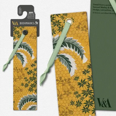 Produktbild von Zakładka do książki V&A Liście na plastrze miodu ze wstążką