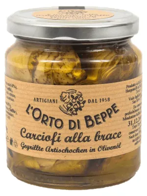 Produktbild von Artischocken gegrillt 314 ml. - L'Orto di Beppe
