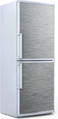 Produktbild von Kühlschrankdekoration  60x180 cm  Aufkleber auf dem Kühlschrank - Metall Stahl Motive