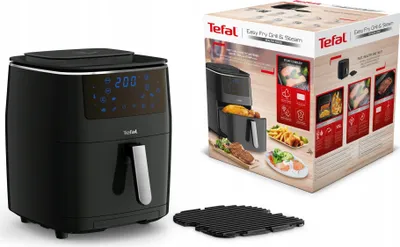 3In1 Tefal Fritteuse, Grill Und Dampfgarer 9 Programme 6.5L
