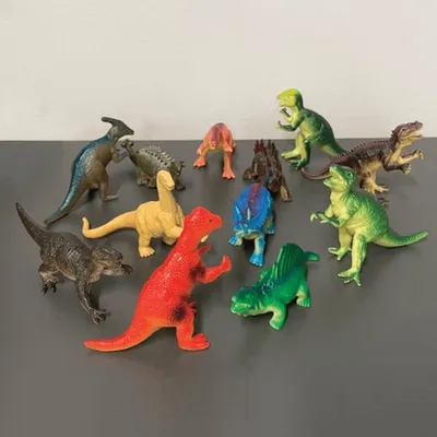 Imagen del producto de 12 figuras de dinosaurios