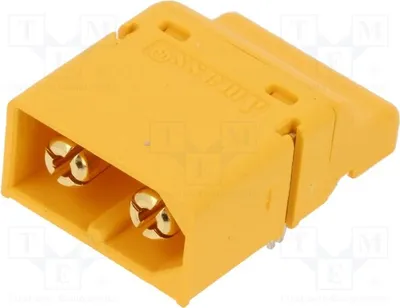 Zdjęcie produktu dla 1 x gniazdo PIN: 2 XT60 do zasilania prądem stałym, wtyk XT60PT-M (męski)