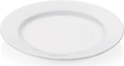 Produktbild von 30 flache Teller Ø 19 cm weiß, Porzellan