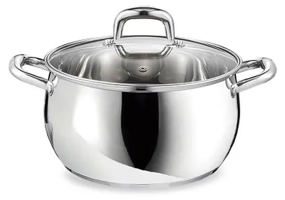 Image de Maestro MR-3515-22 Garnek avec couvercle 22 cm Inox 4.9L