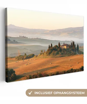 Produktbild von OneMillionCanvasses® - Leinwandbilder - 150x100 cm, Toskana - Landschaft - Italien, Wandbilder Kunstdruck Wanddekoration