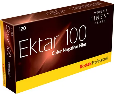 Produktbild von Kodak PROFESSIONAL EKTAR 100 - Farbnegativfilm - 120 (6 cm) - ISO 100 - 5 Rollen