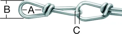 Produktbild von Vormann Knotenkette 27 2.5 mm Stahl verzinkt