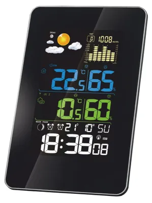 Elektronisches Thermometer und Wetterstation TERDENS Galaxy Modell 3830 für Innen und Außen