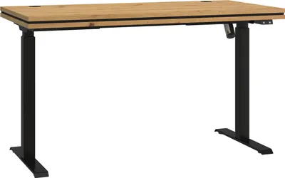 Produktbild von Masseno Schreibtisch MALTESA 138x67x123,6 cm Bürotisch Computertisch, Eiche Artisan